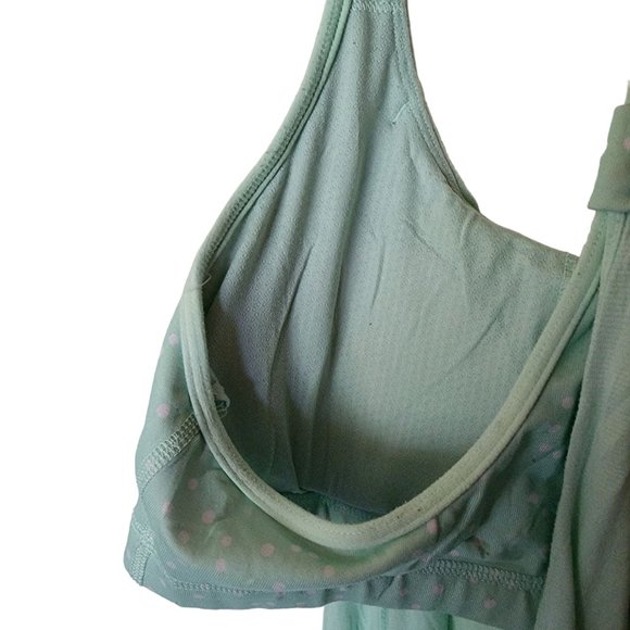 Lululemon Athletica Tank Top Size 6 Built in Bra Practice Freely Yoga Tank Fresh - Picture 14 of 14